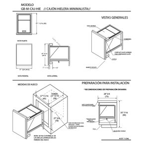 Cajón Hielera (minimalista)