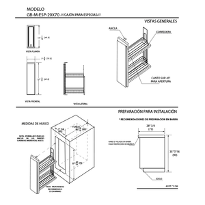 Cajón para especies (minimalista)